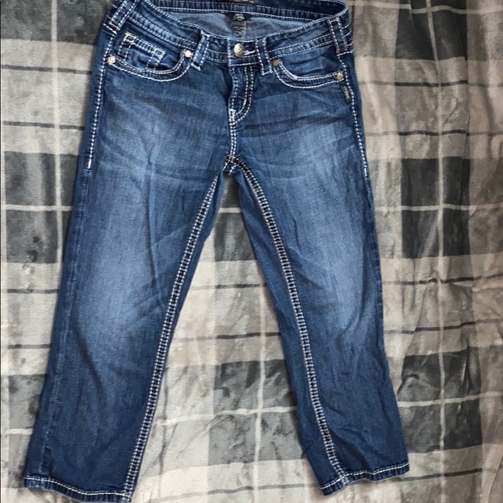 Silver Capris